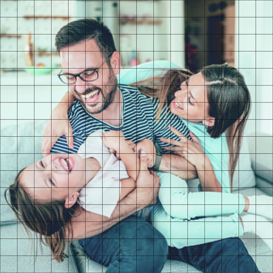 Personalized Photo Tile Organizer, PhotoTiles, Comes with a Brick Separator - Compatible with Lego bricks