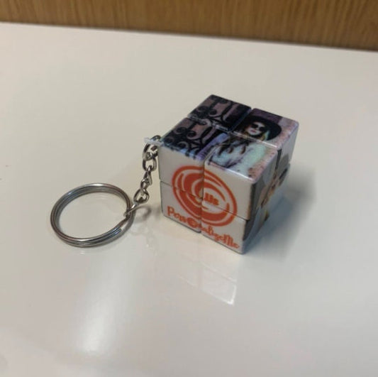 Custom Multiphoto Photo Cube Keychain Photo Keychain / Mini personalized photo cube keychain / Fidget toy keychain / Fully Functional