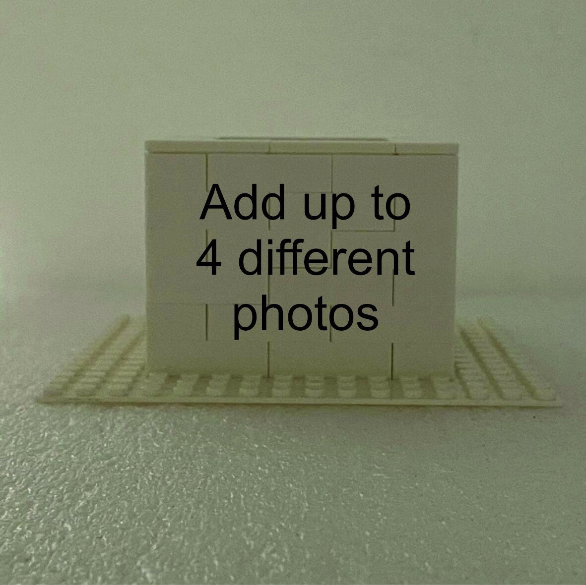 Personalized photo building block pen holder, custom photo brick stand , custom pencil holder, Corporate display set, birthday Gift, desk organizer
